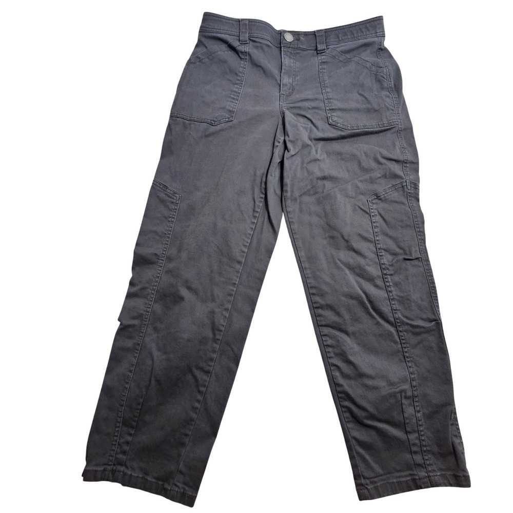 Democracy Cargo Pants Womens 14 Gray Ab Technology Straight Leg B2933E8X2XX